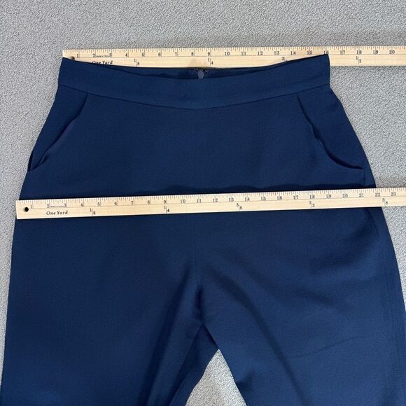 Dress The Population Andreas Wide Leg Pants Navy Blue Large - Picture 13 of 15